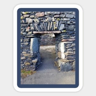 Stone Doorway Sticker